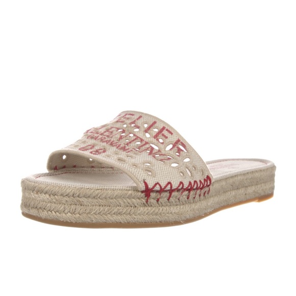 Valentino Garavani Atelier San Gallo 08 Edition Platform Espadrille Slide Sandal